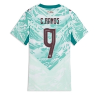 Camiseta Portugal Goncalo Ramos #9 Segunda Equipación Replica Mundial 2026 para mujer mangas cortas